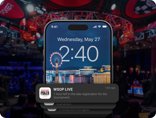 WSOP Poker App 移动端使用画面